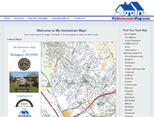 Tablet Screenshot of myhometownmap.com